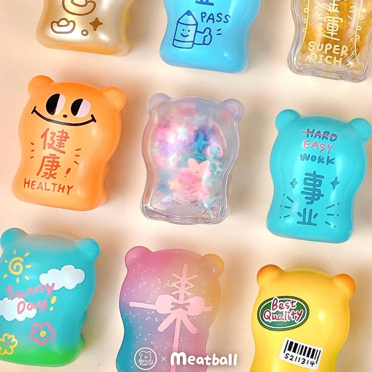 MEATBALL Marshmallow Bear Mini Blind Bag