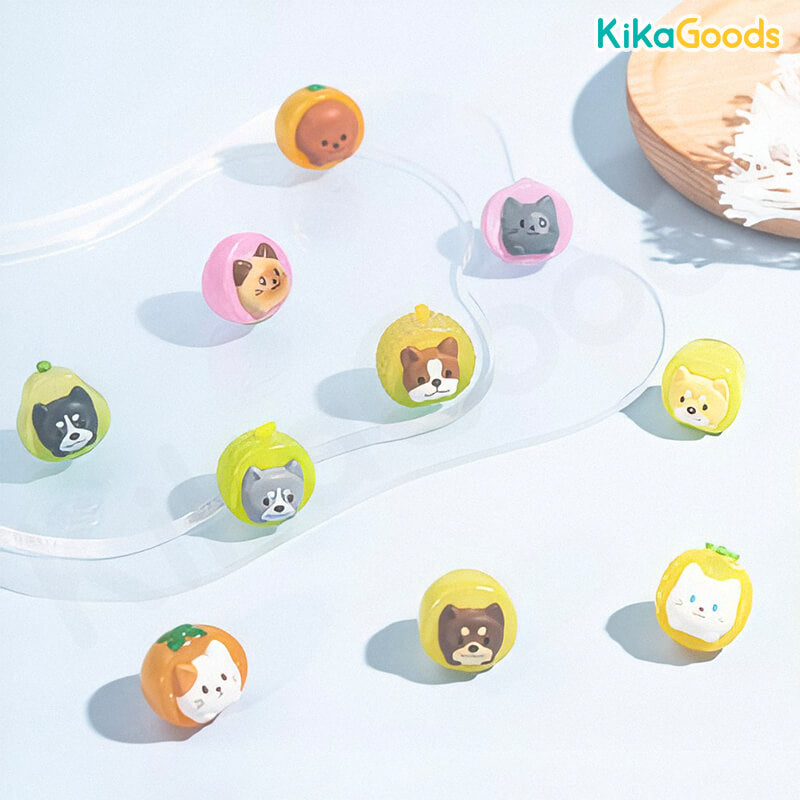 Cute Pet Fruit Series Refrigerator Magnet Blind Bag