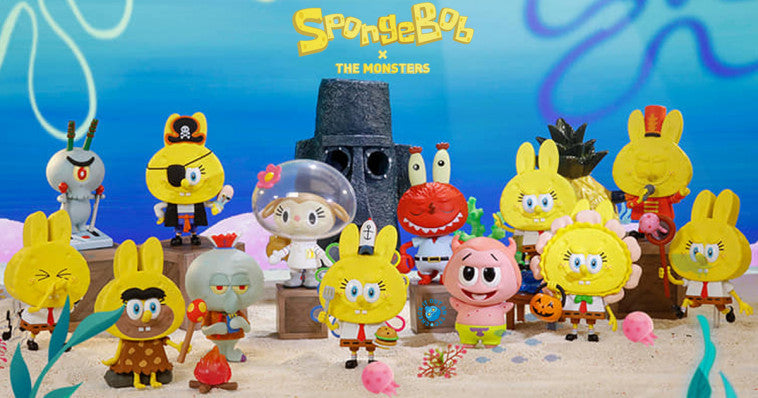 Labubu The Monsters SpongeBob SquarePants Blind Box