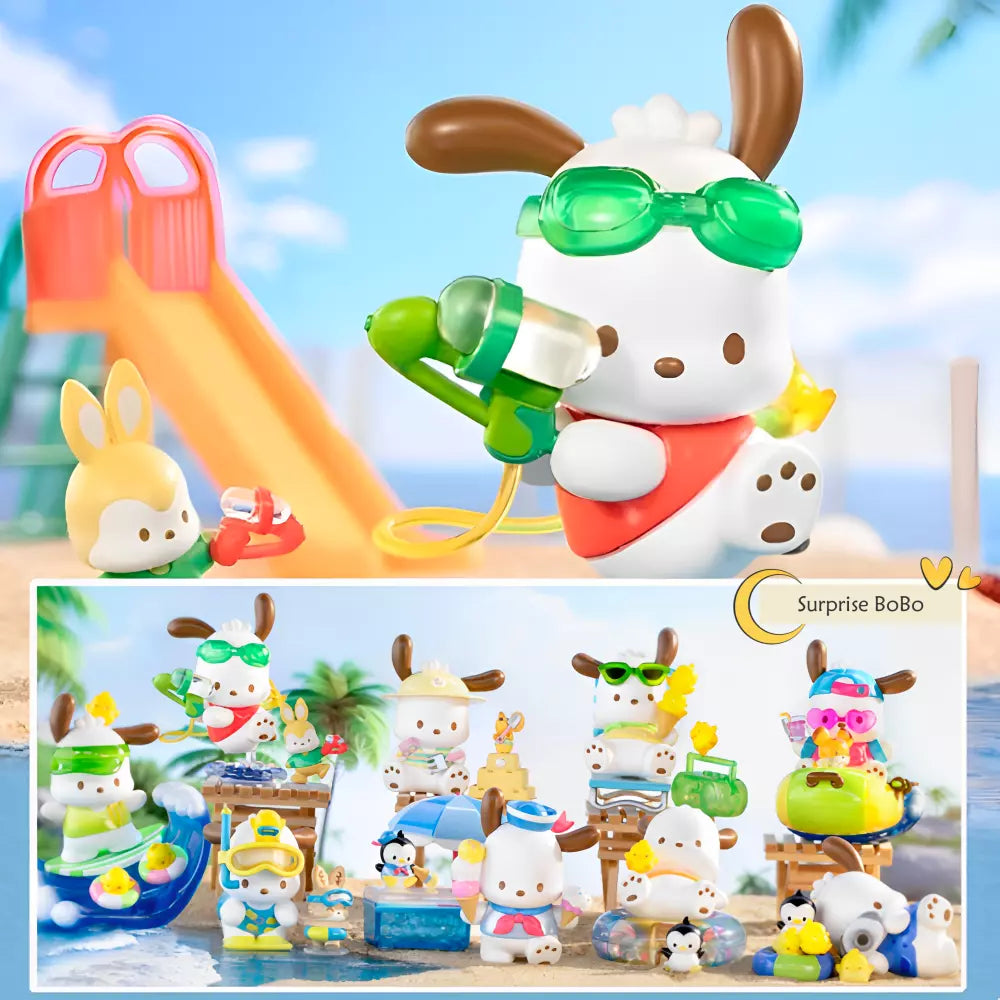 Sanrio Pochacco Holiday Beach Series Blind Box