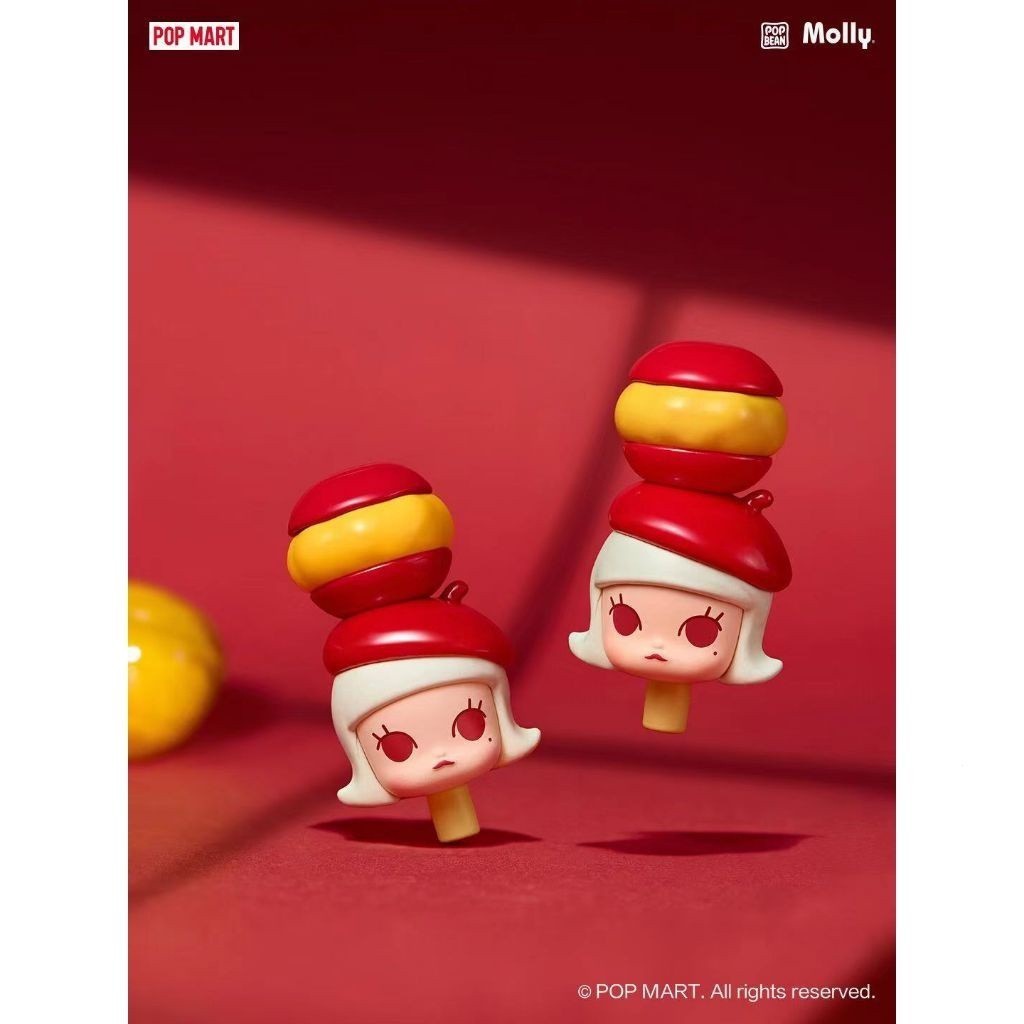 [Genuine] Figure popmart popbean molly Rock Candied Gourd System